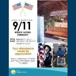 City of HB: 9/11 Remembrance Wreath Laying